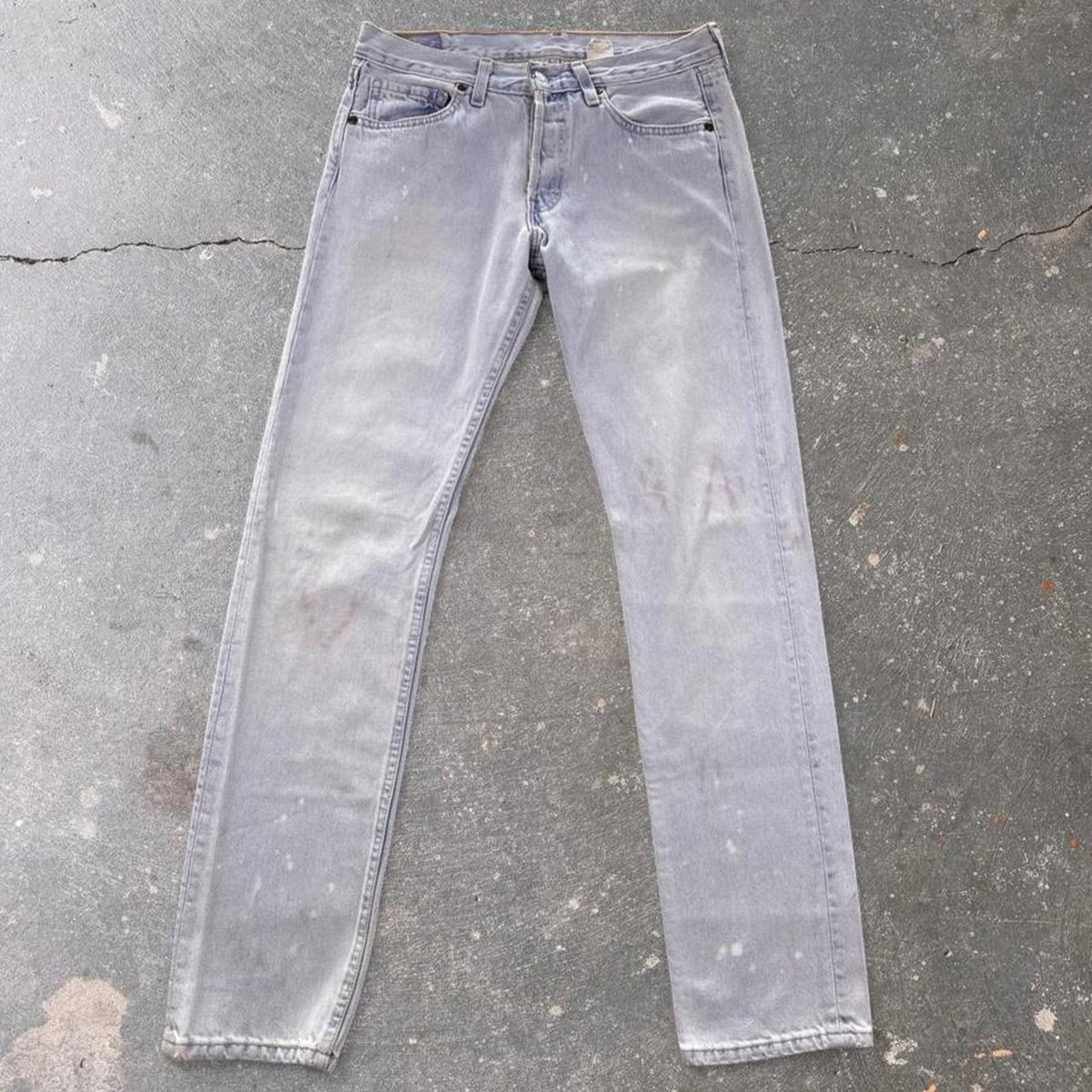 1990s Levi's 502 Light Wash Distressed Jeans | 30 x 33.5