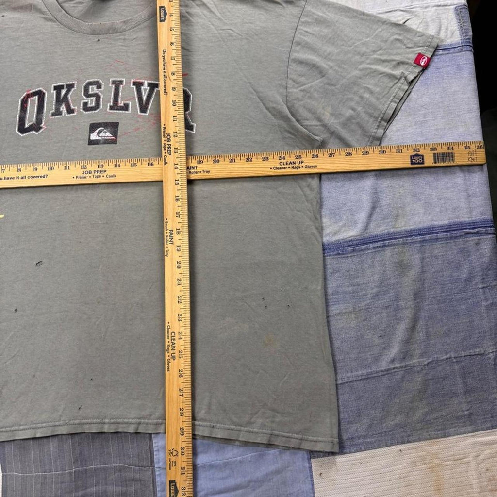 2000s Quiksilver Distressed Surf Skate Graphic Tee | XXL