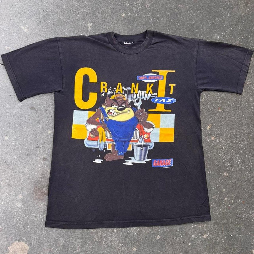 1997 Taz Crank It Garage Tee | Medium
