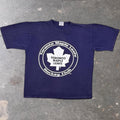 1990s Toronto Maple Leafs NHL Hockey Club Logo Tee | Large