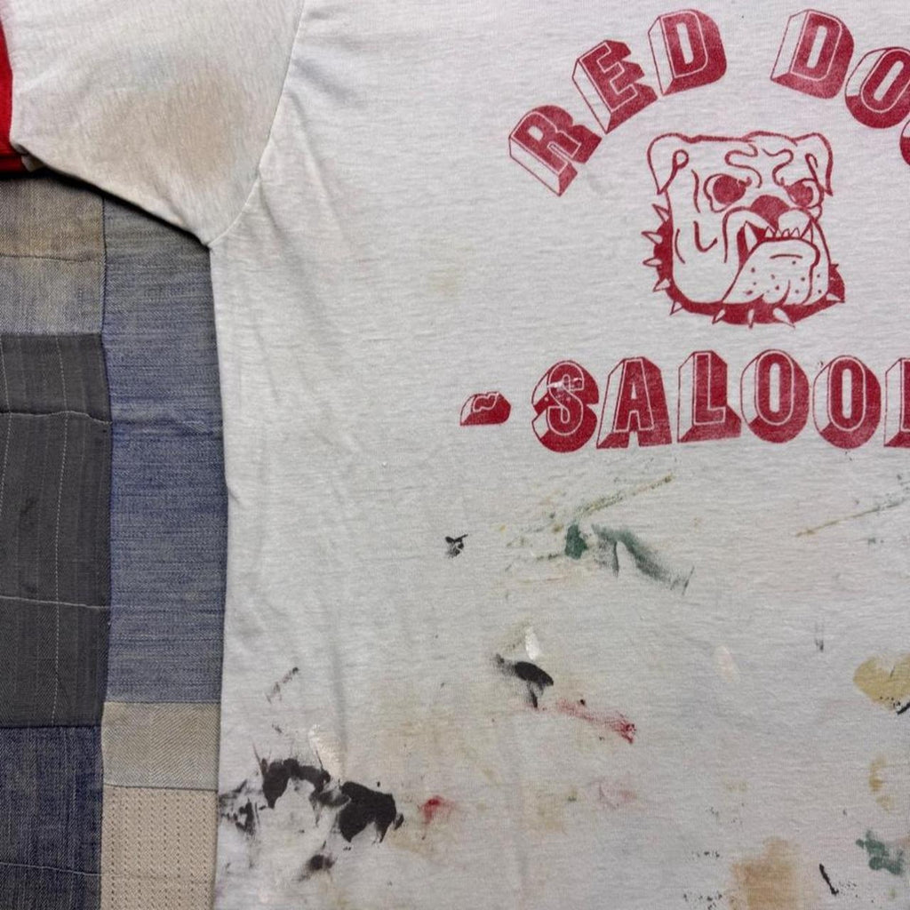 1970s Red Dog Saloon Milford Michigan Ringer Tee | Medium