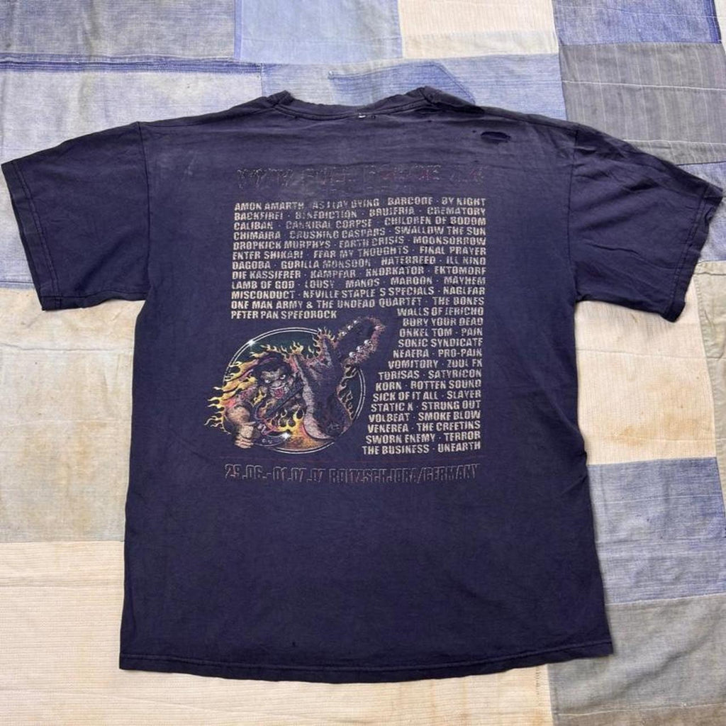 2007 With Full Force Festival Germany Metal Band T Shirt | Large