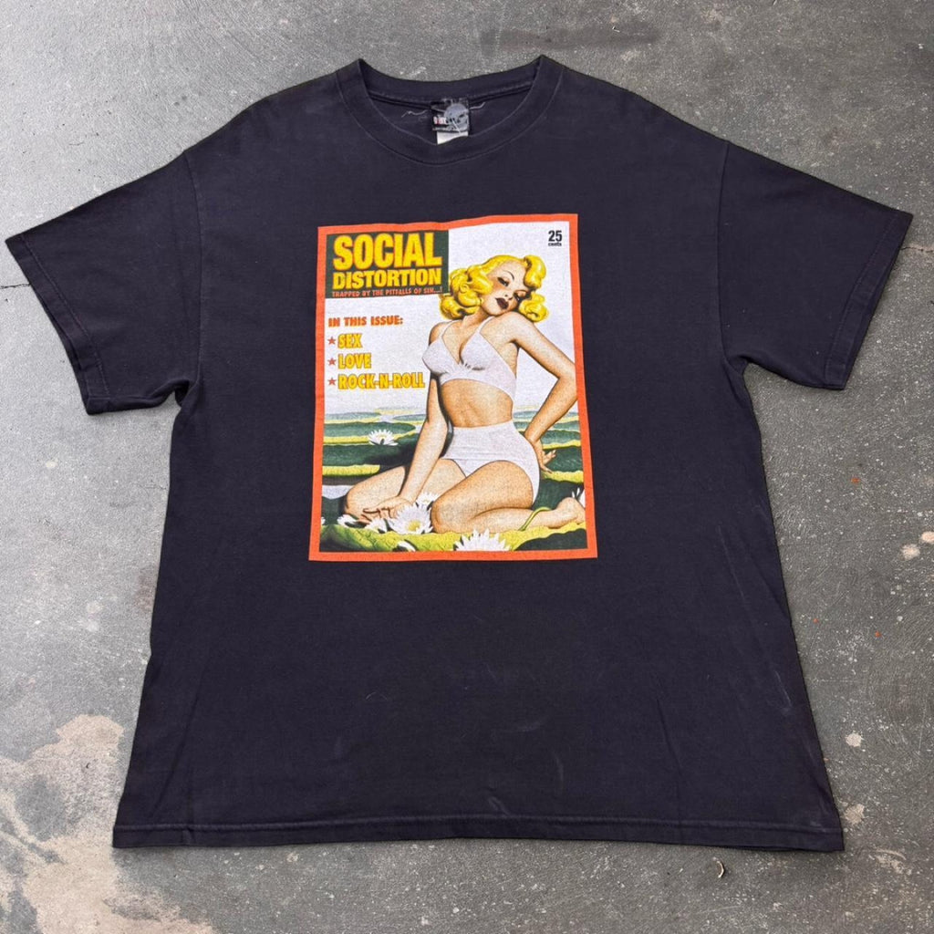 2007 Social Distortion Trapped by the Pitfalls of Sin Tee | medium