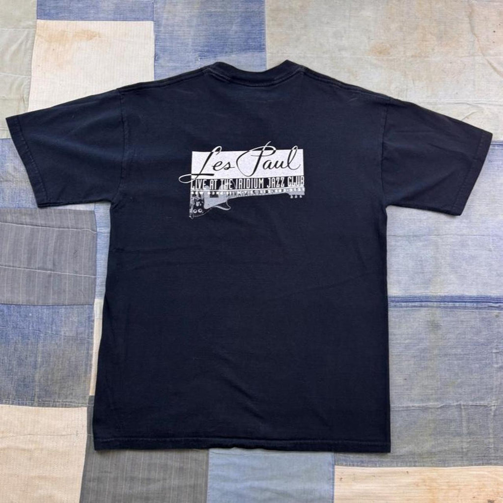 2000s Les Paul Live at the Iridium Jazz Club Double-Sided Tee | Medium