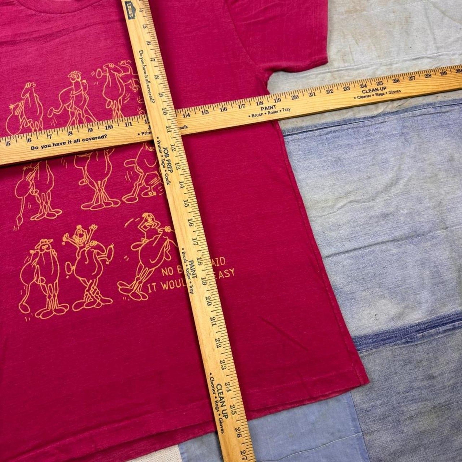 1990s Nobody Said It Would Be Easy Camel Tee | Small