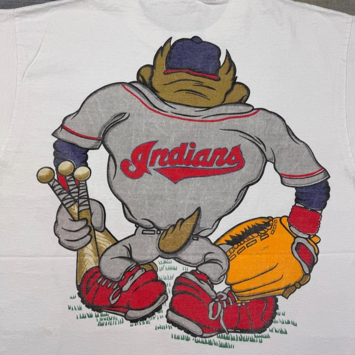 1990s Taz Cleveland Indians Mashup Tee | XL