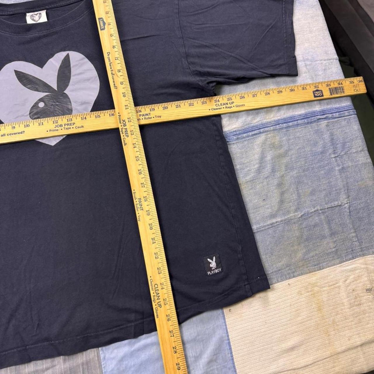 2000s Playboy Heart Bunny Logo Graphic Tee | XL