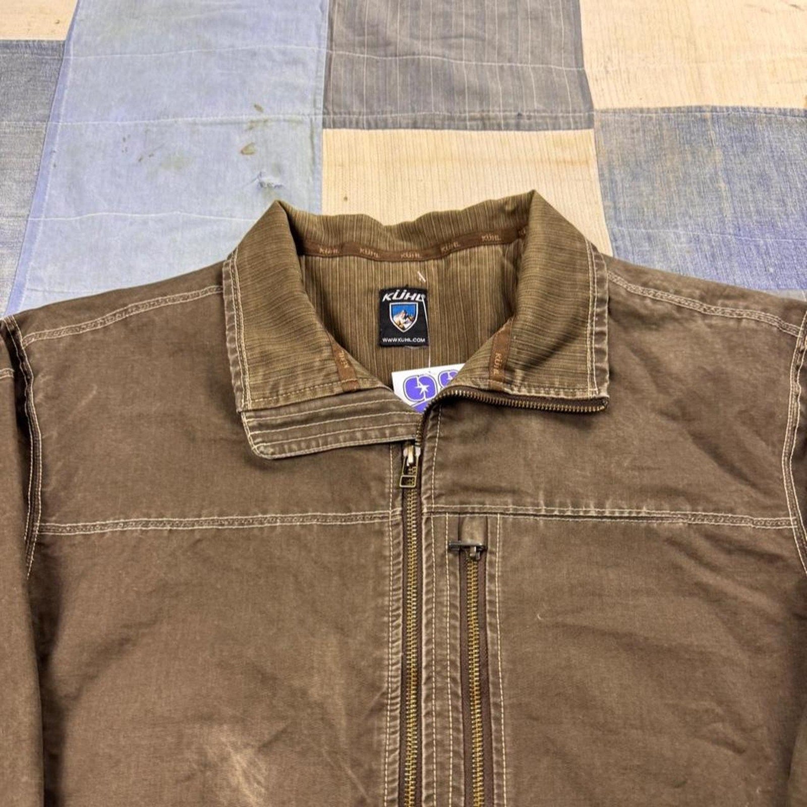 Vintage KÜHL Distressed Canvas Work Jacket | XL