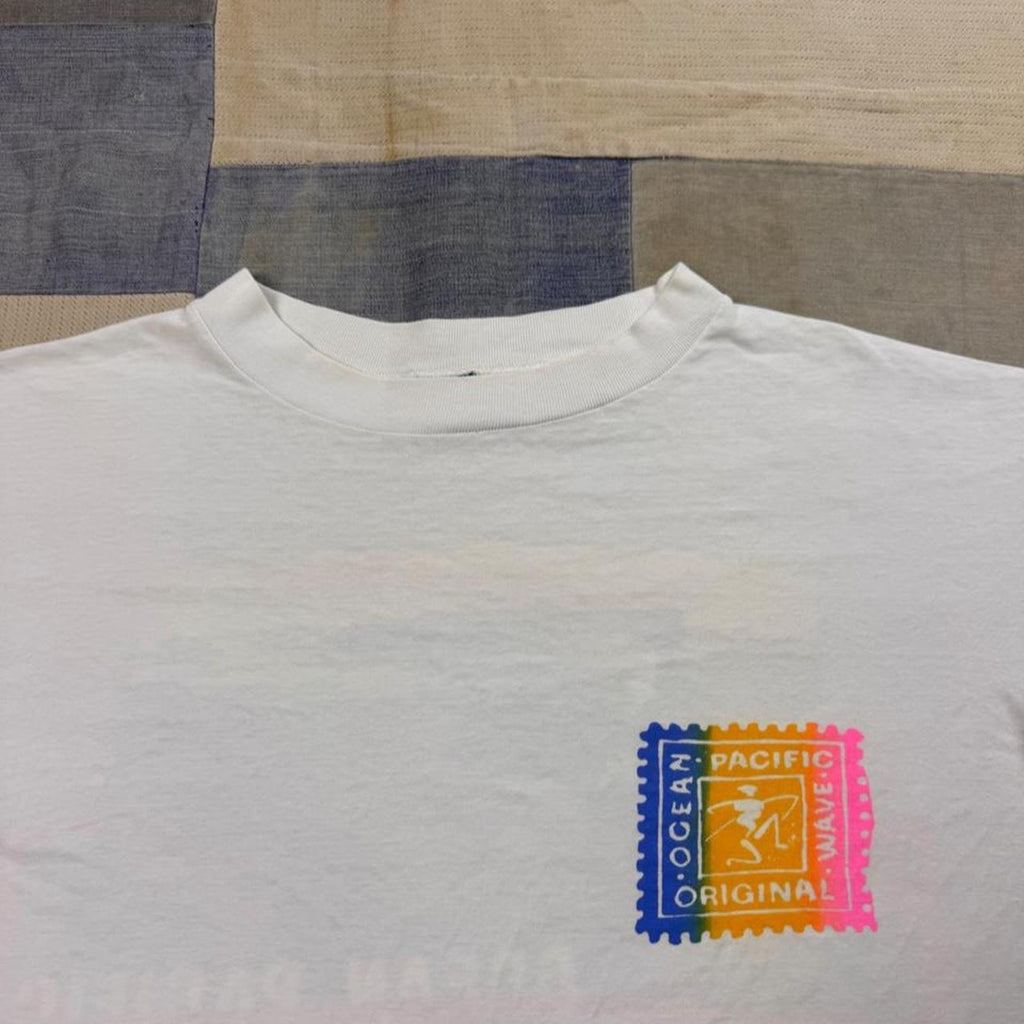 1990s Ocean Pacific Surf Tee | XL