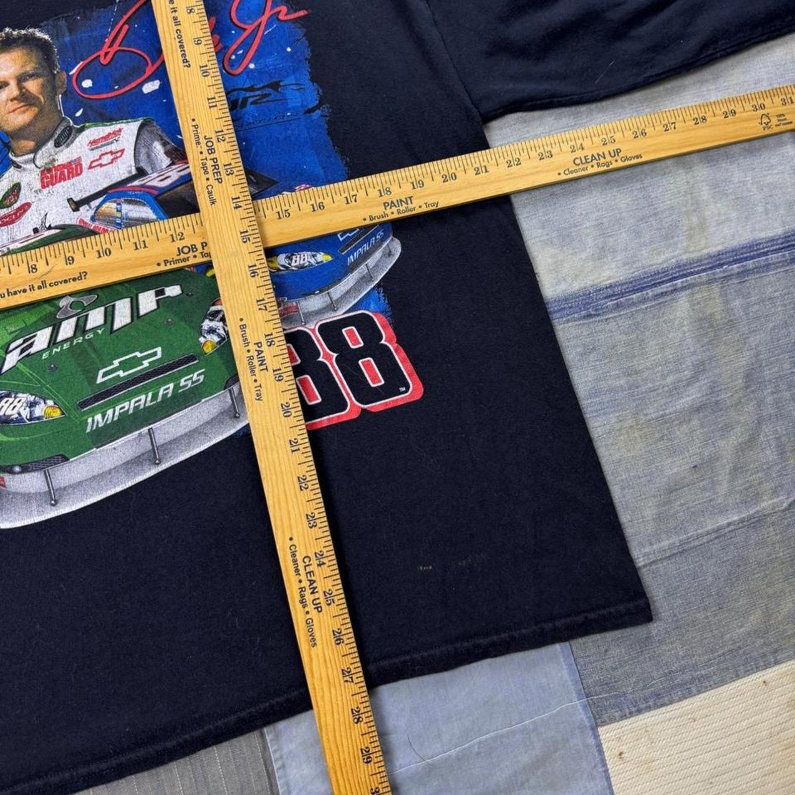 2000s Dale Earnhardt Jr. No. 88 Amp Energy National Guard NASCAR Long Sleeve Tee | Large