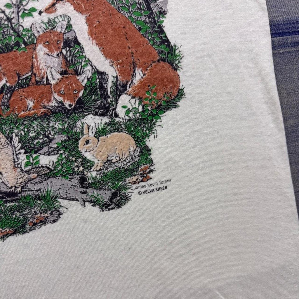 1980s Camp Conquest Wilderness Camp Animal Tee | Medium