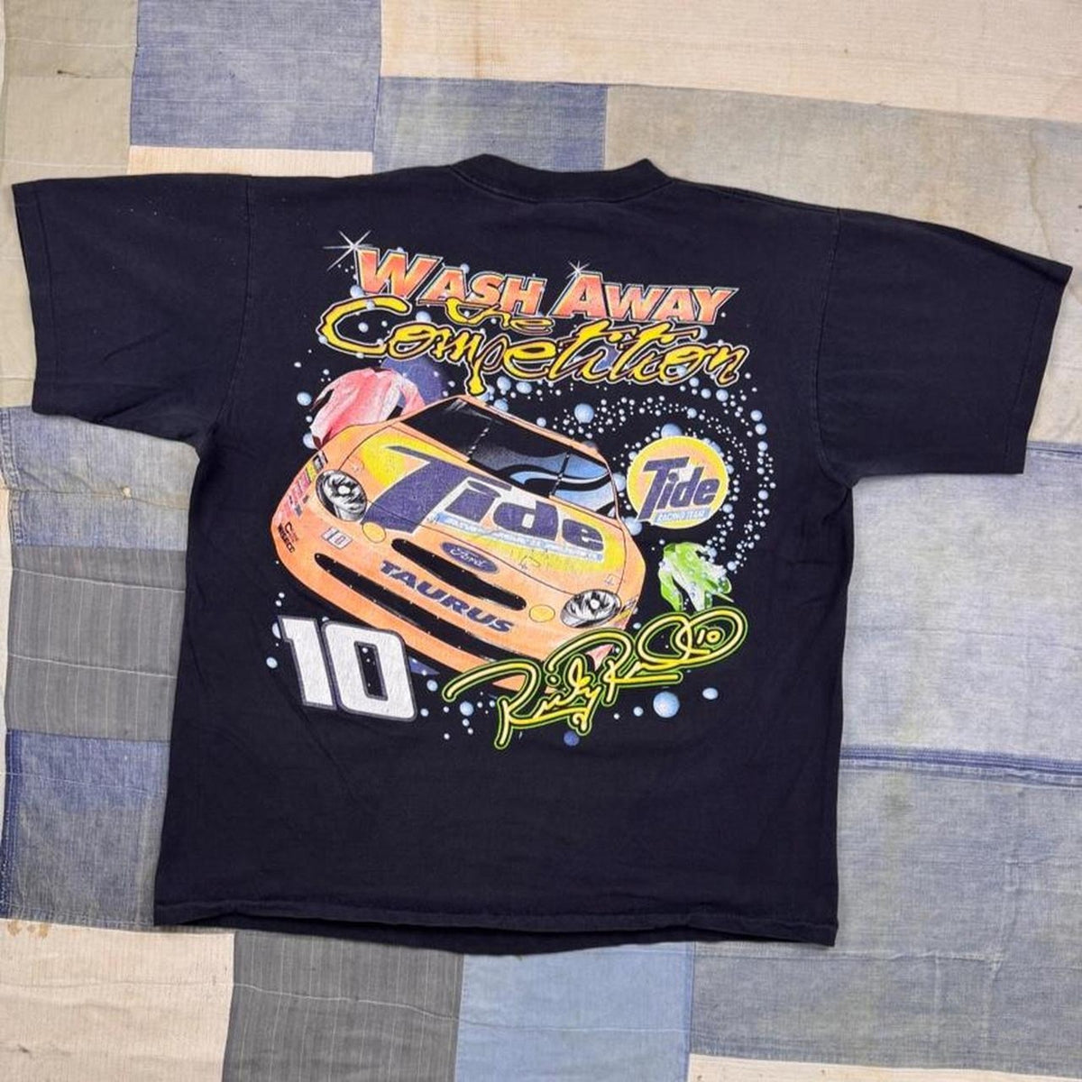 1990s Ricky Rudd Tide Racing NASCAR Double Sided Graphic Tee | Extra Large