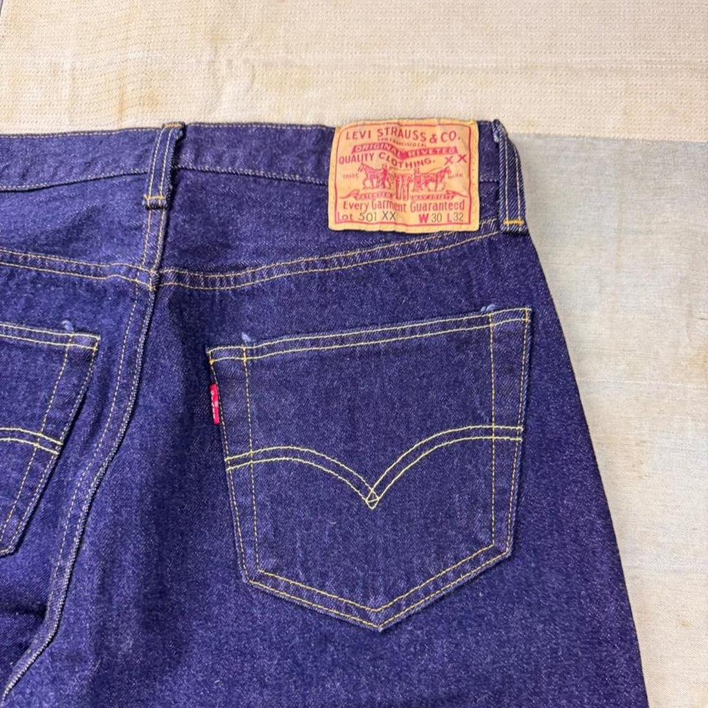 1990s Levi’s LVC 1950s 501XX Selvedge Denim Jeans Hidden Rivets | 28x29