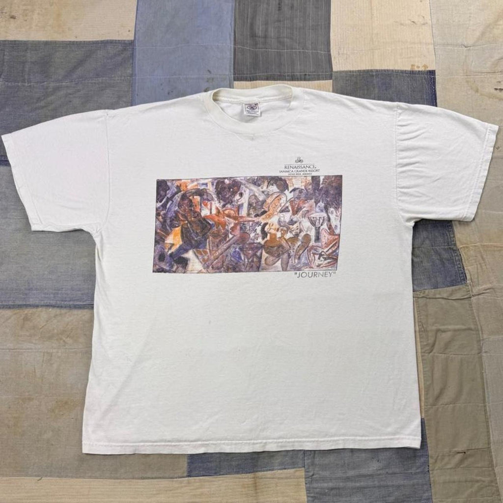1990 Renaissance Jamaica Grande Resort “Journey” Art Tee | XL