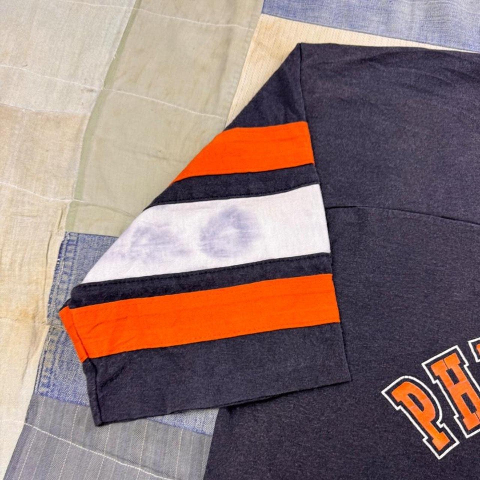 1990s Philadelphia Flyers Logo 7 Hockey Jersey Tee | XL