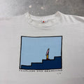 1980s Flax Fearless and Searching Art Graphic Tee | XL