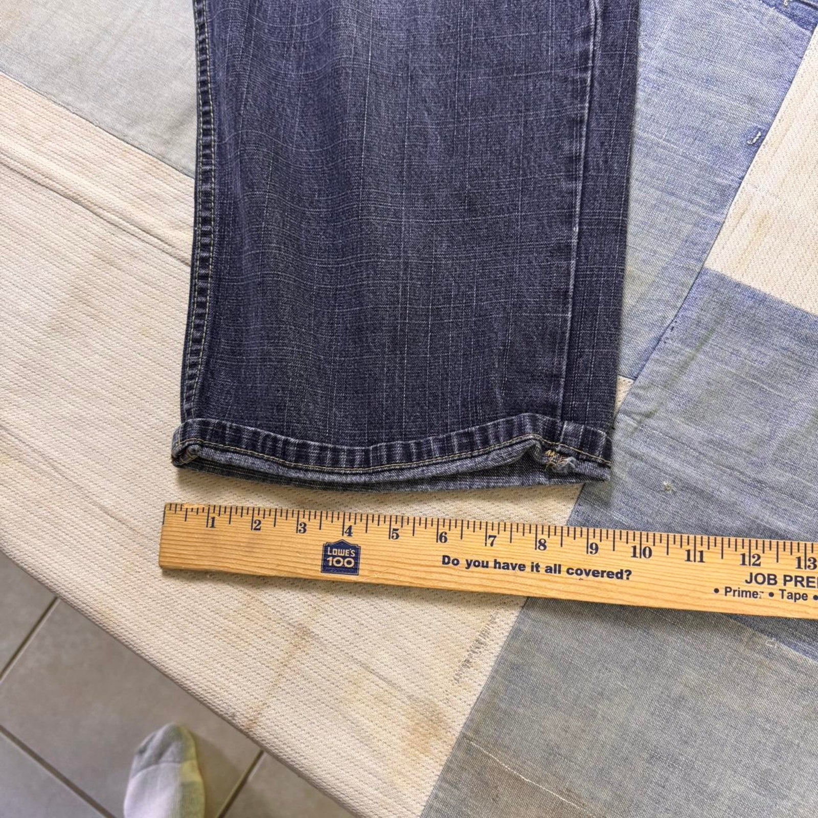 2000s Evolution Dark wash baggy jeans | 34x31