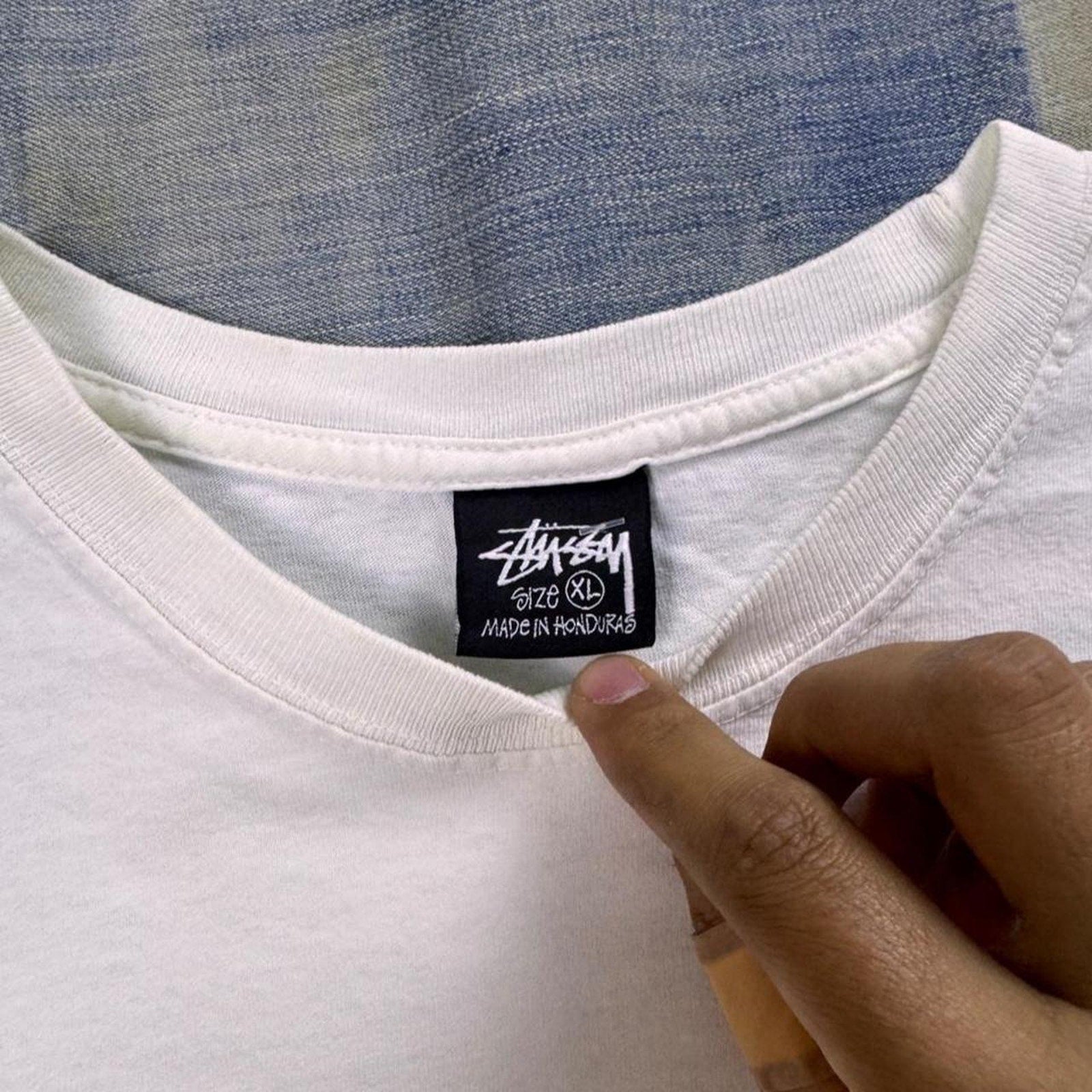 1990s Stüssy Dice Double-Sided Graphic Tee | XL
