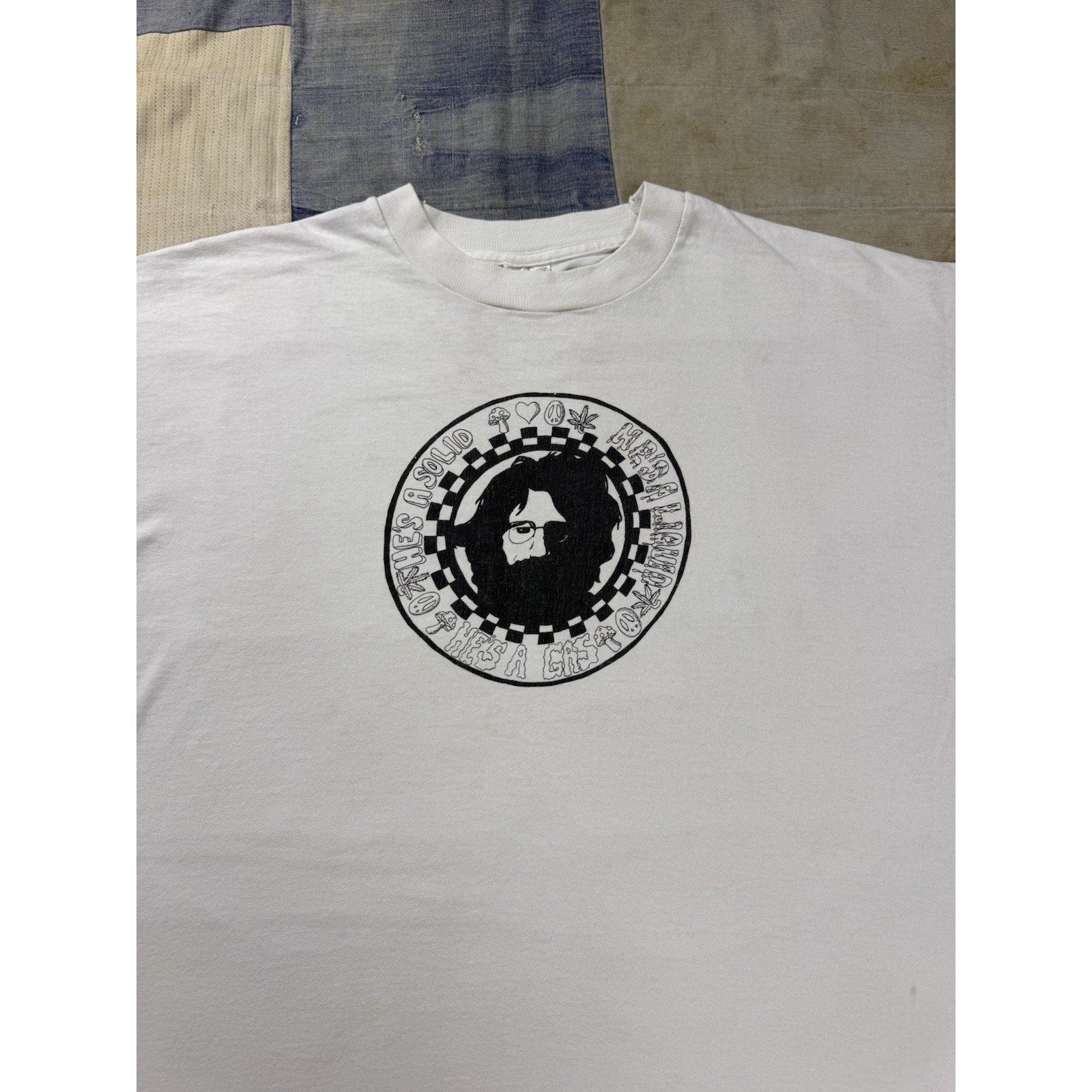 Jerry Garcia Band Summer Tour 1992 Vintage T Shirt XL Grateful Dead USA White