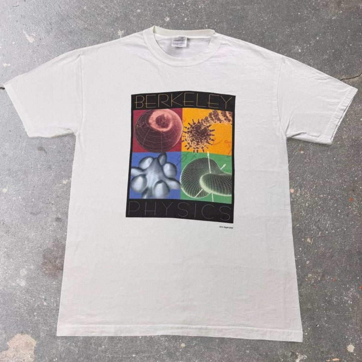 2002 UC Berkeley Physics Gino Segrè Science Graphic Tee | Medium