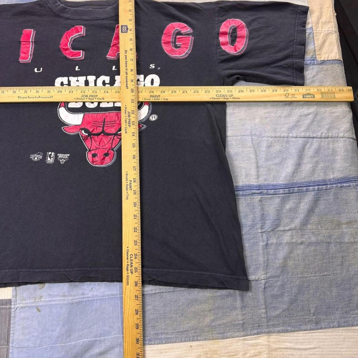 1990s Chicago Bulls Ravens Athletic Big Logo Graphic Tee | XL