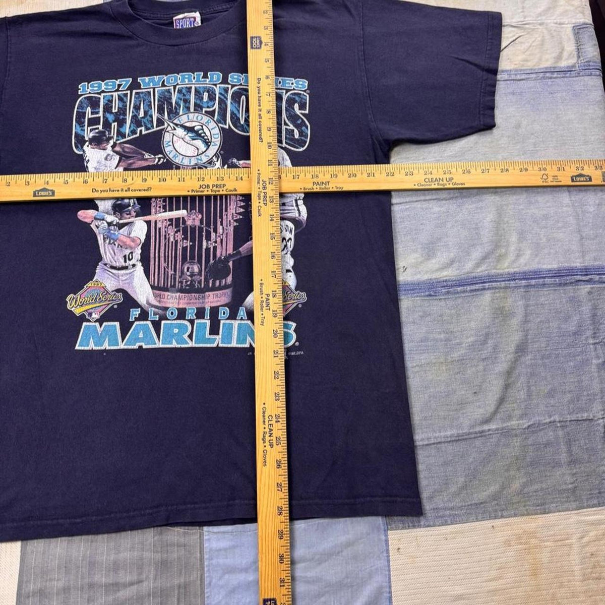 1997 Florida Marlins World Series Champions Graphic Tee | Large