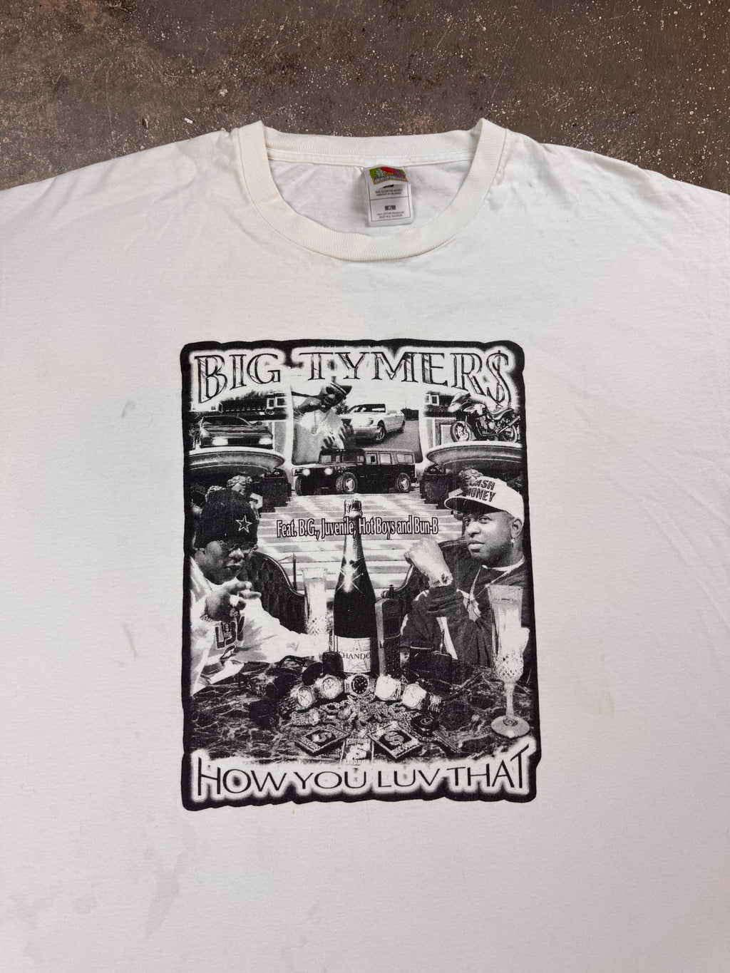 1990s Big Tymers How You Luv That Cash Money Promo Rap Tee | XL