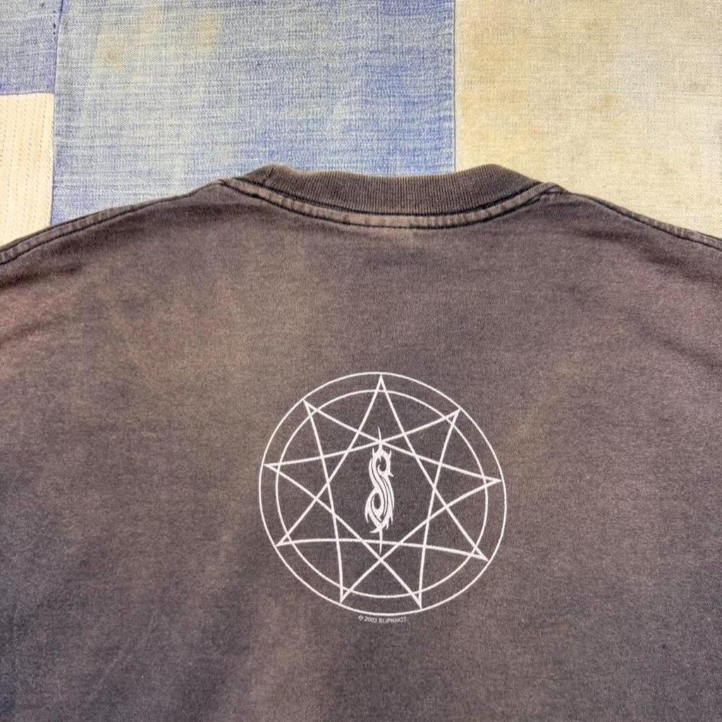 2003 Slipknot Pentagram Collage Double Sided Band Tee | Medium