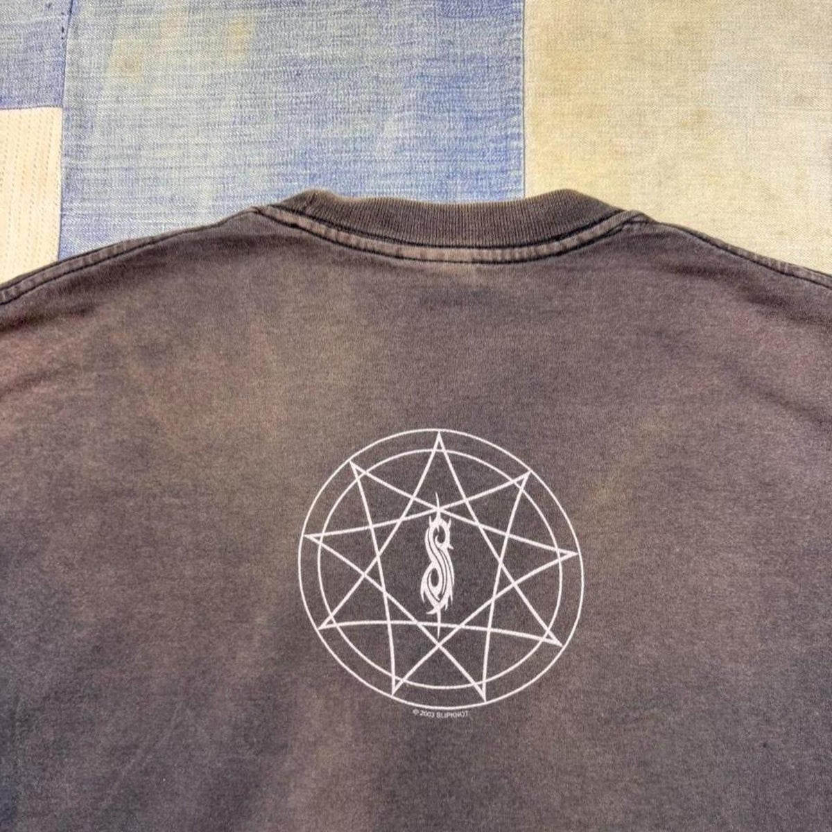 2003 Slipknot Pentagram Collage Double Sided Band Tee | Medium