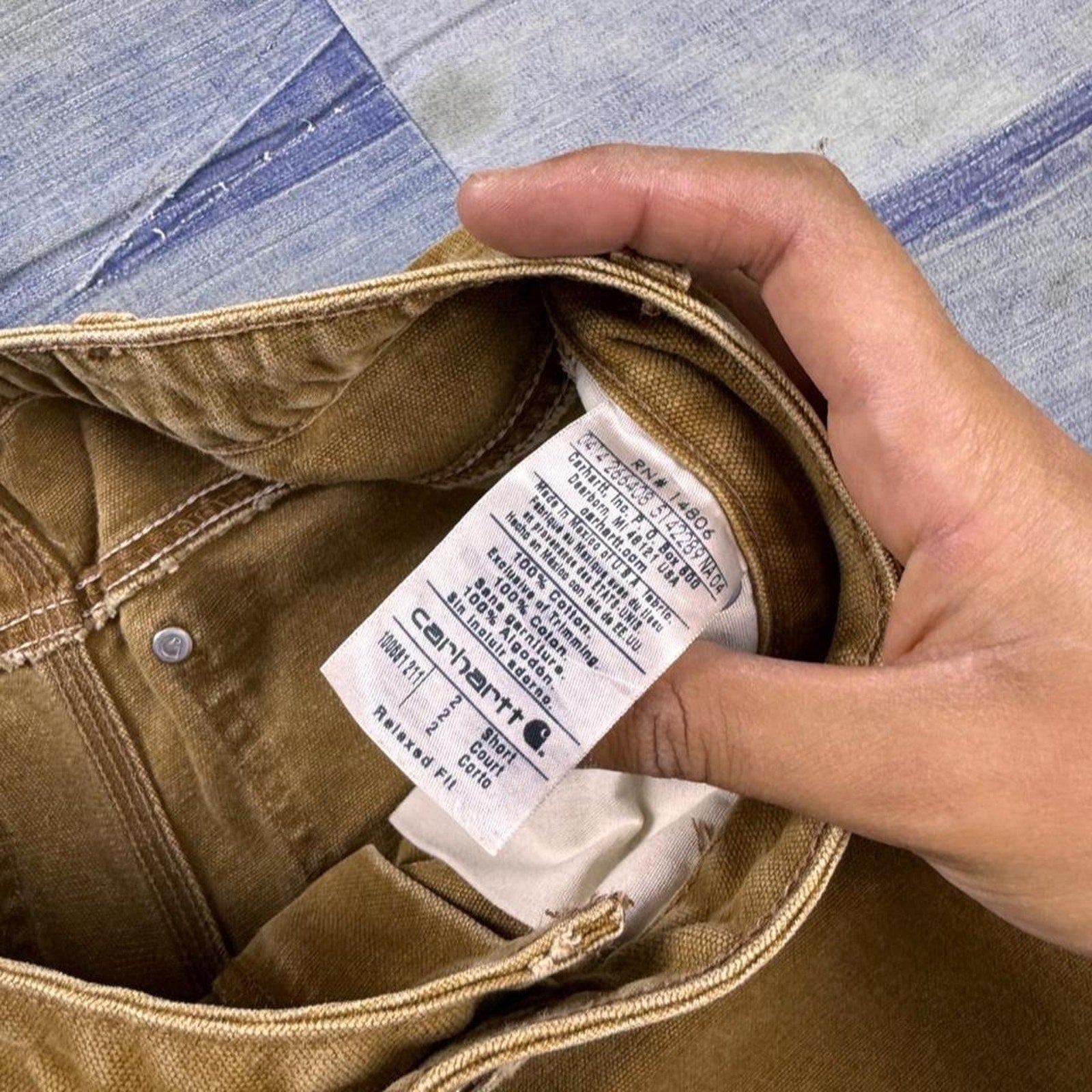 2000s Carhartt Brown Duck Double Knee Carpenter Pants | Women’s 30x29