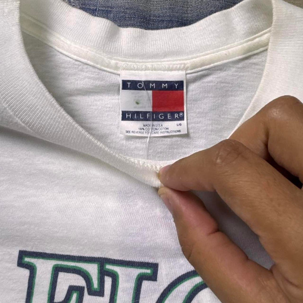 1994 Tommy Hilfiger Engine Crew racing tee | large
