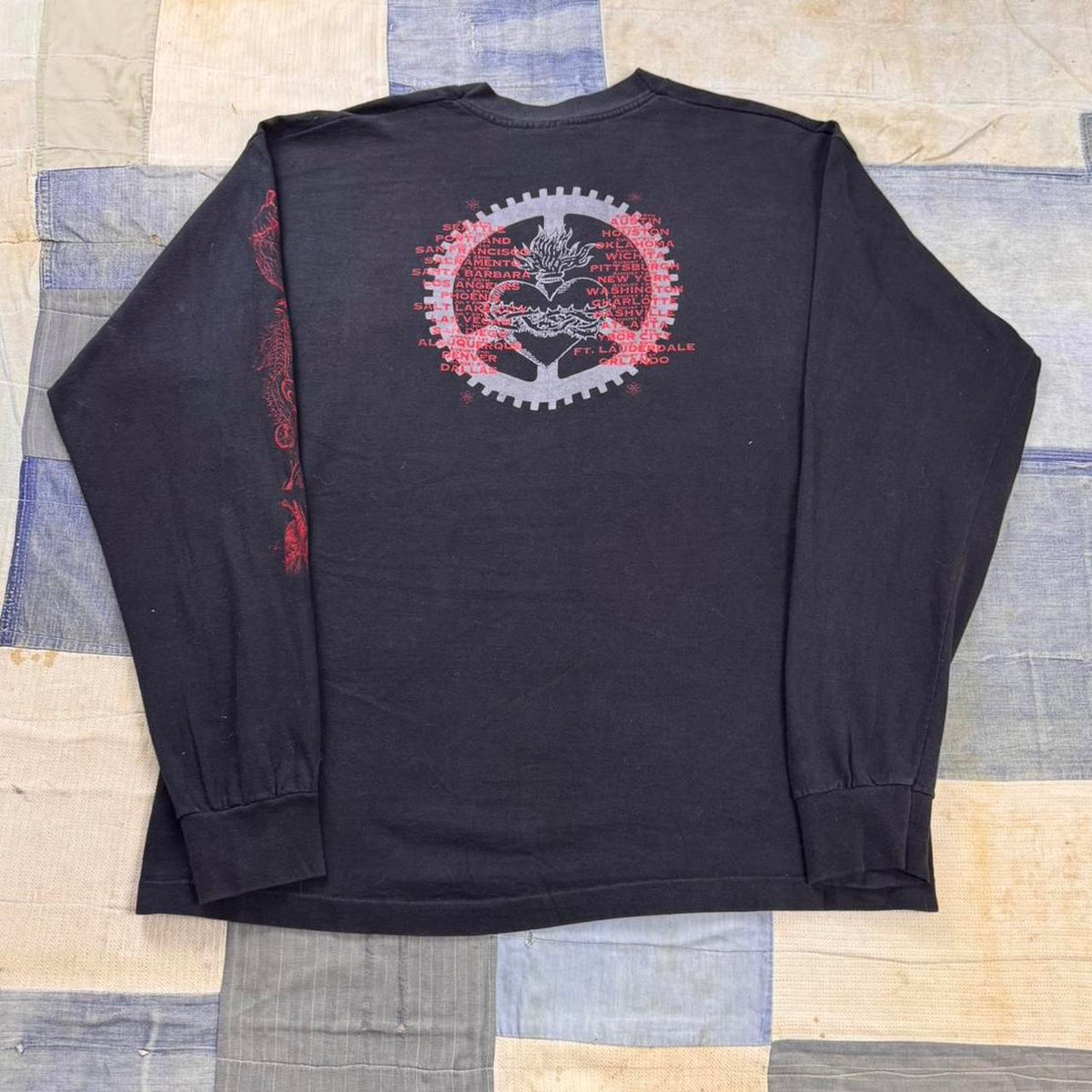 1994 Carcass Heartwork Tour Long Sleeve Band Tee | XL