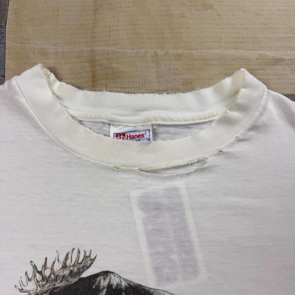 1990s Moose Drool Big Sky Brewing Company Beer Tee | XL