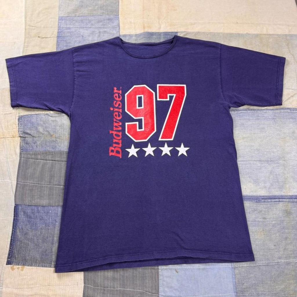 1997 Budweiser Ninety Seven Double-Sided Graphic Tee | Large