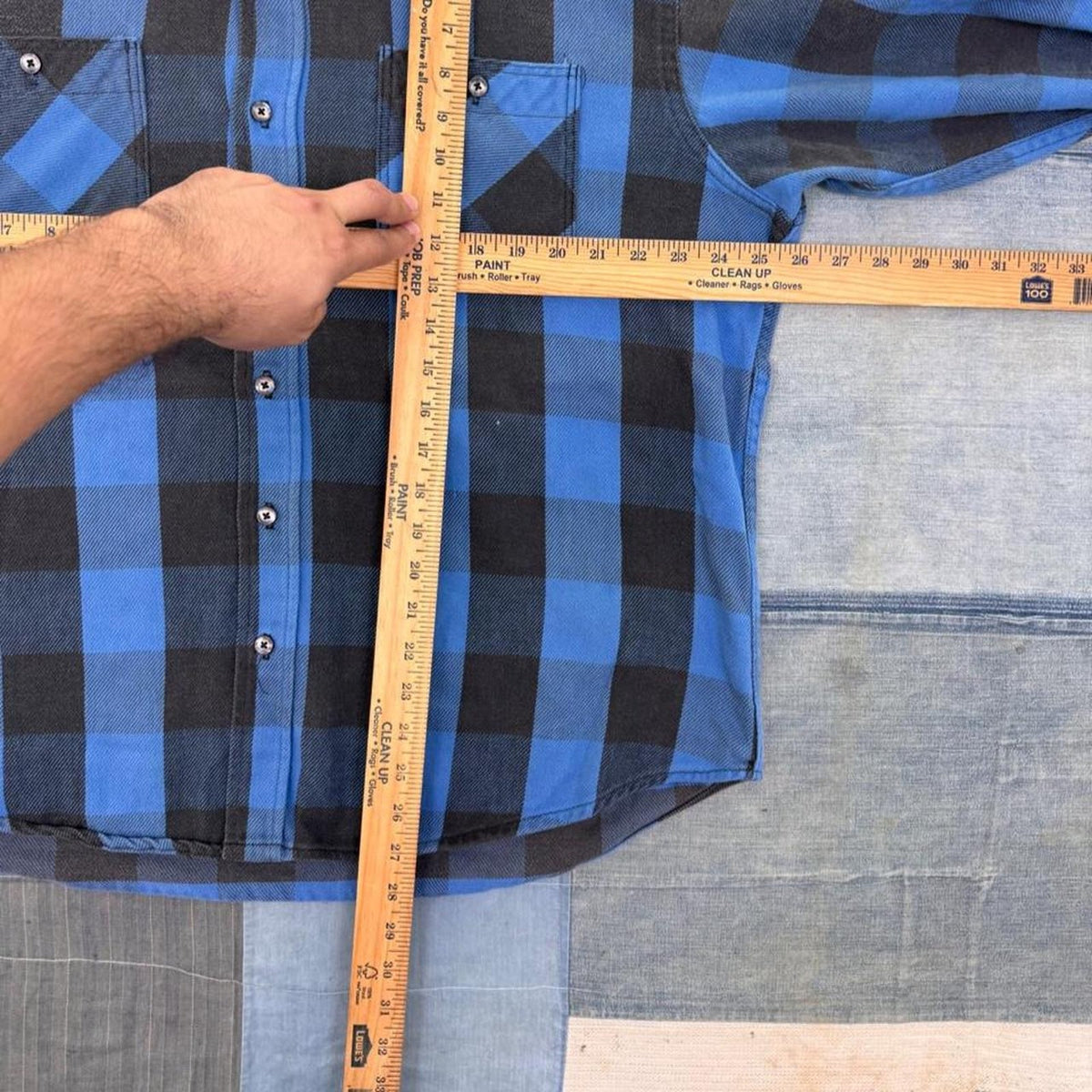 1990s Appalachian Trail Buffalo Plaid Flannel Shirt | XL