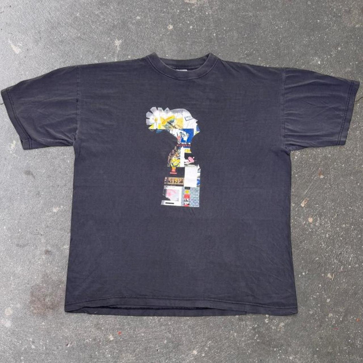 1990s Level 42 Band Graphic Tee Blue Rain Sportswear | Large