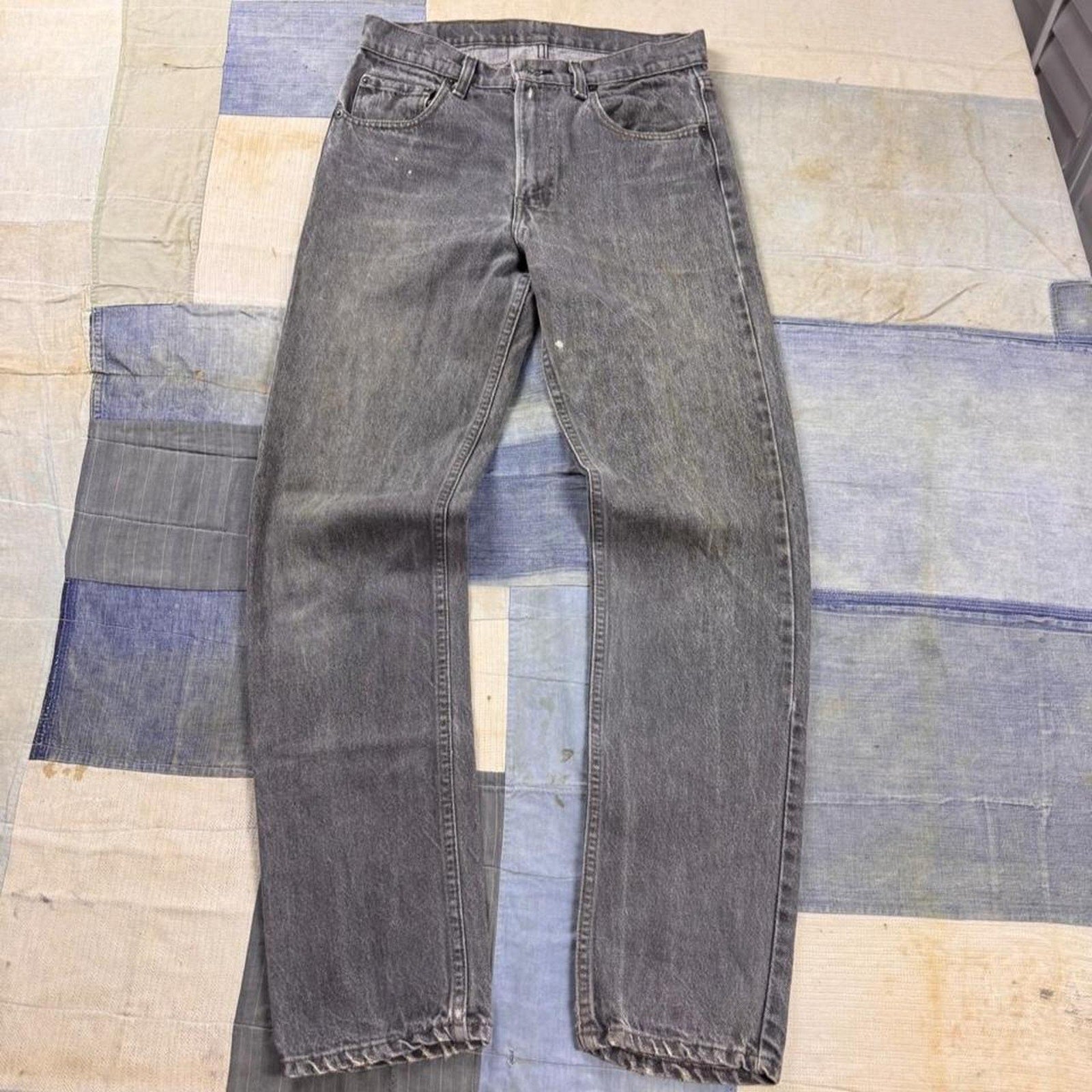 1990s Levi’s 505 Black Stonewash Denim Jeans USA | 30 x 31