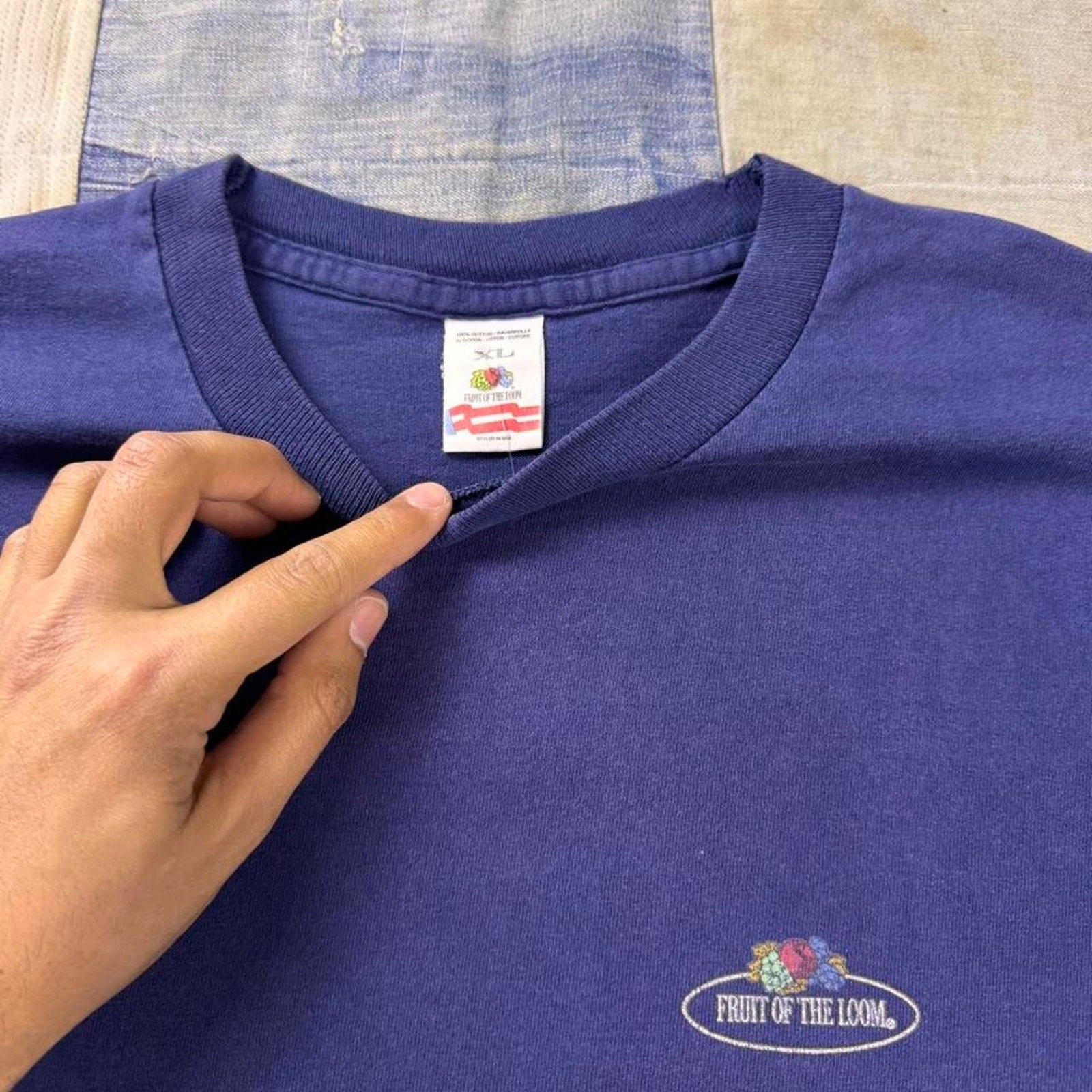 1990s Fruit of the Loom Promo Tee | XL