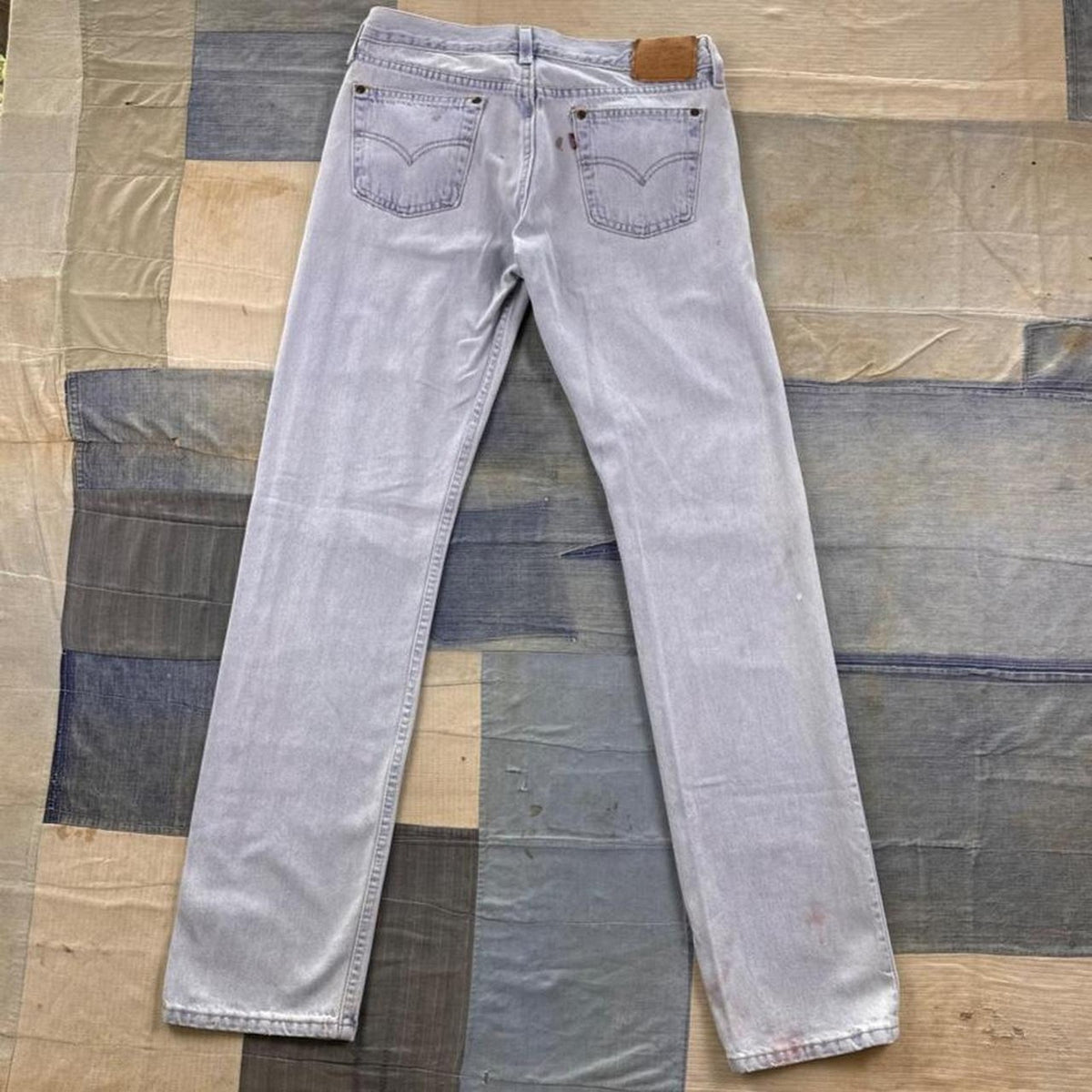 1990s Levi's 502 Light Wash Distressed Jeans | 30 x 33.5