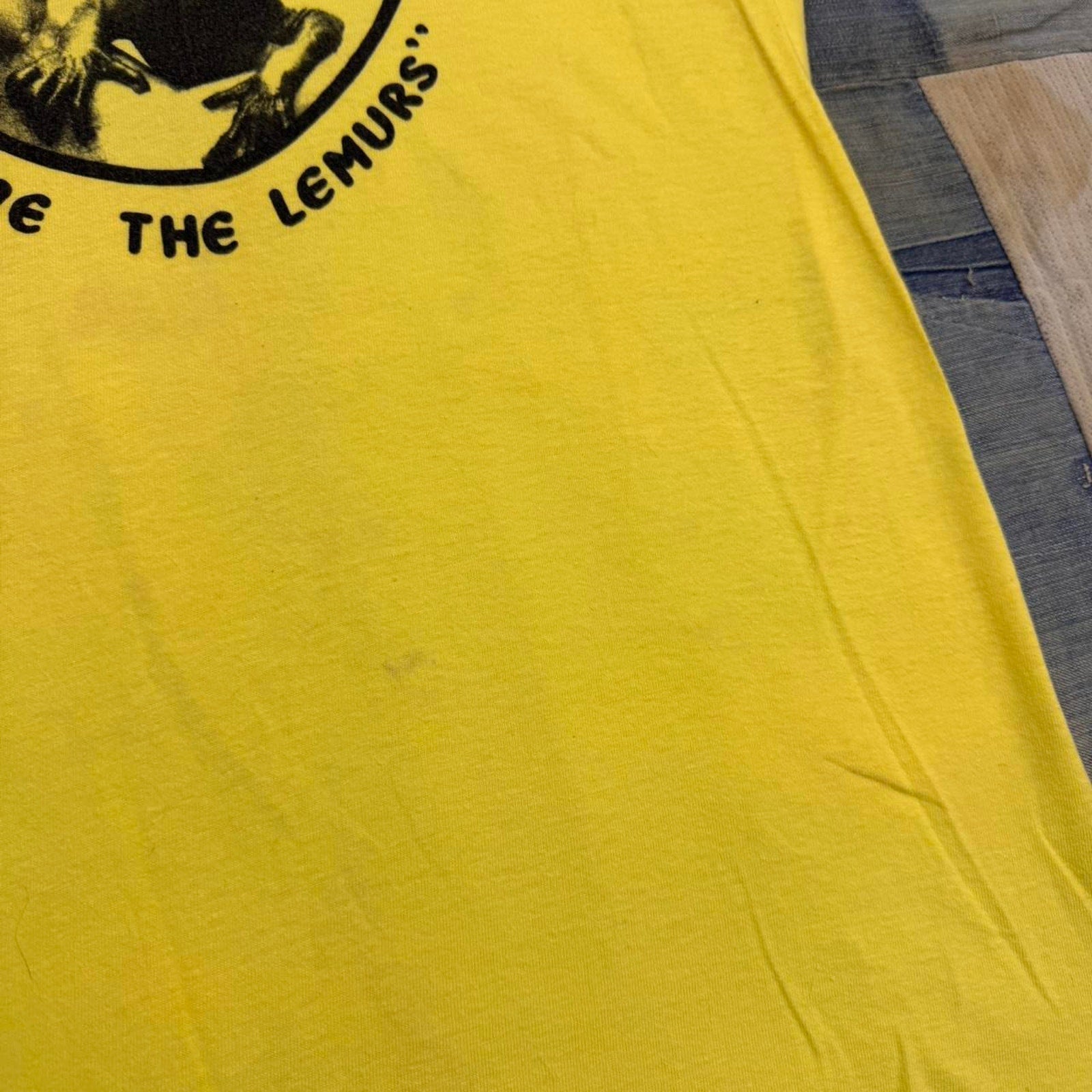 1980s chiclette says save the lemurs tee | medium