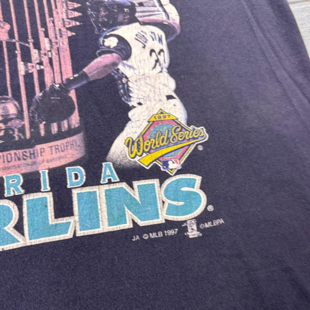 1997 Florida Marlins World Series Champions Graphic Tee | Large