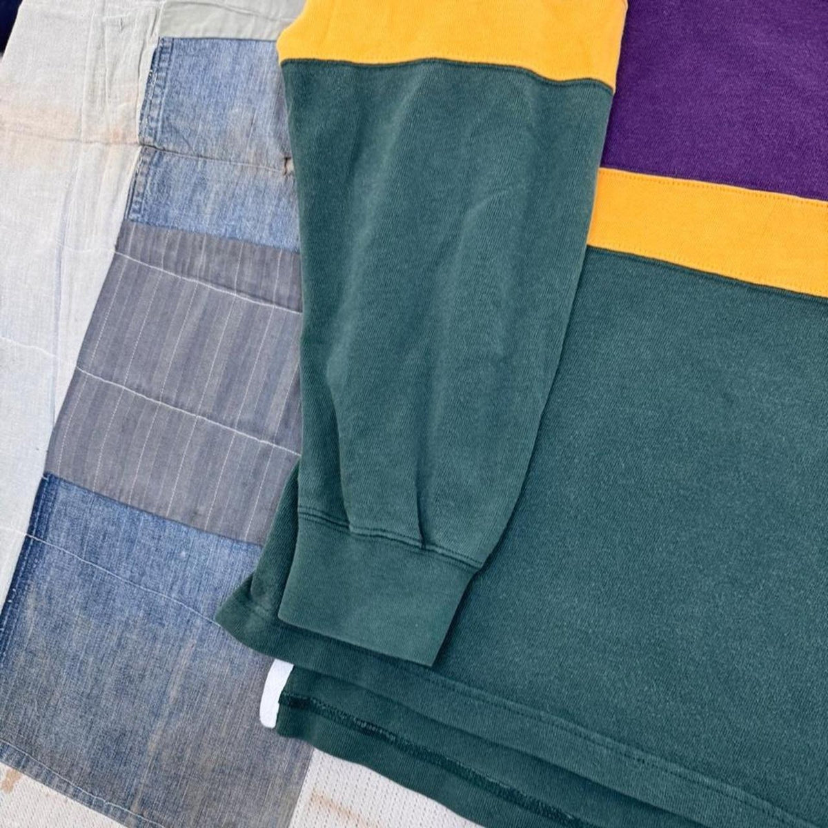 1990s Brooks Brothers Striped Rugby Shirt | L