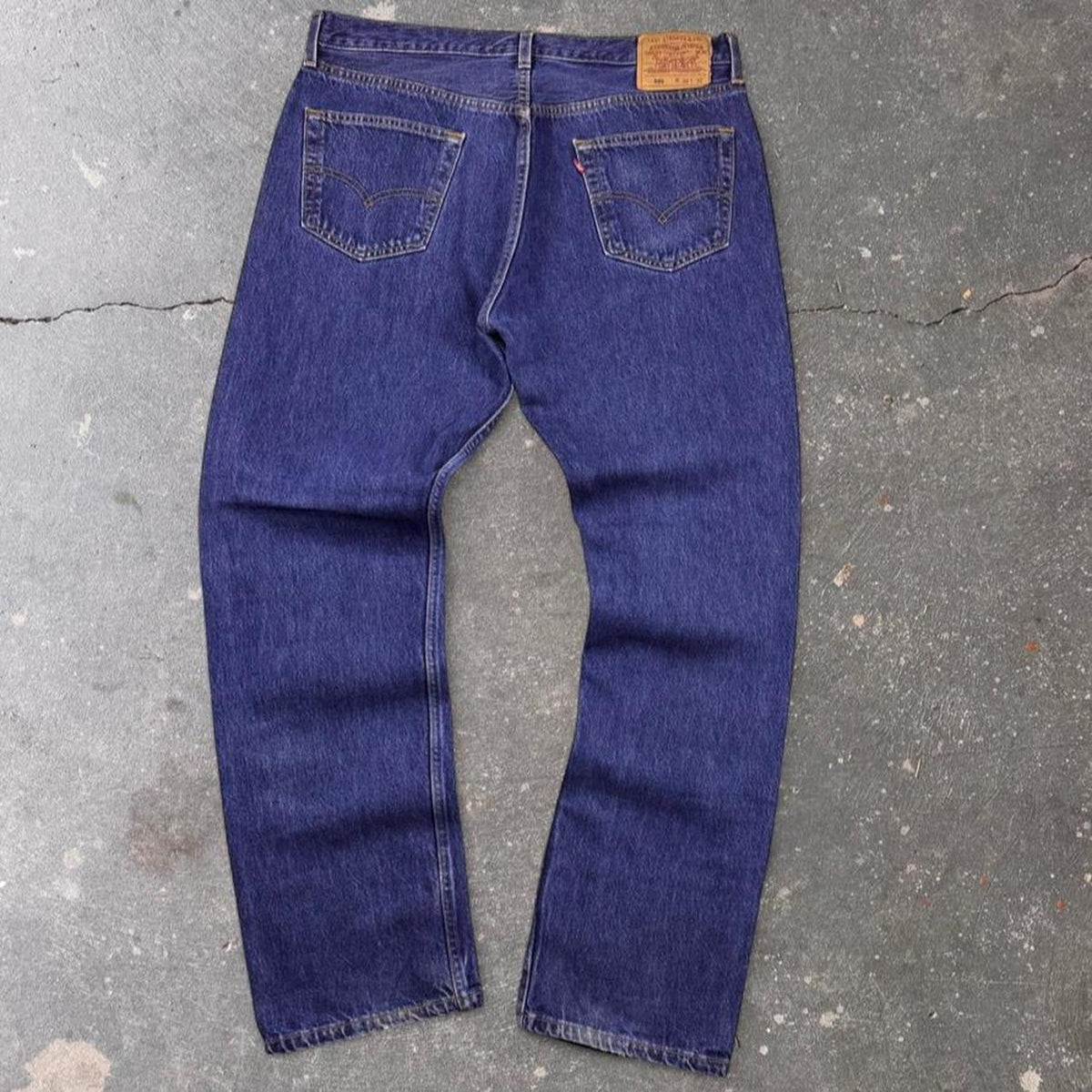 1990s Levi's 501 Made in USA Dark Wash Jeans | 36 x 31