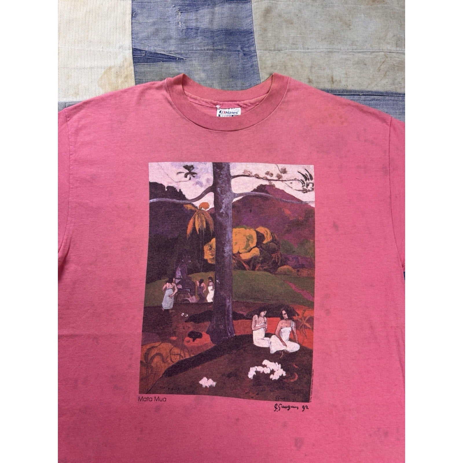 1990s Paul Gauguin Mata Mua Art Tee |Large