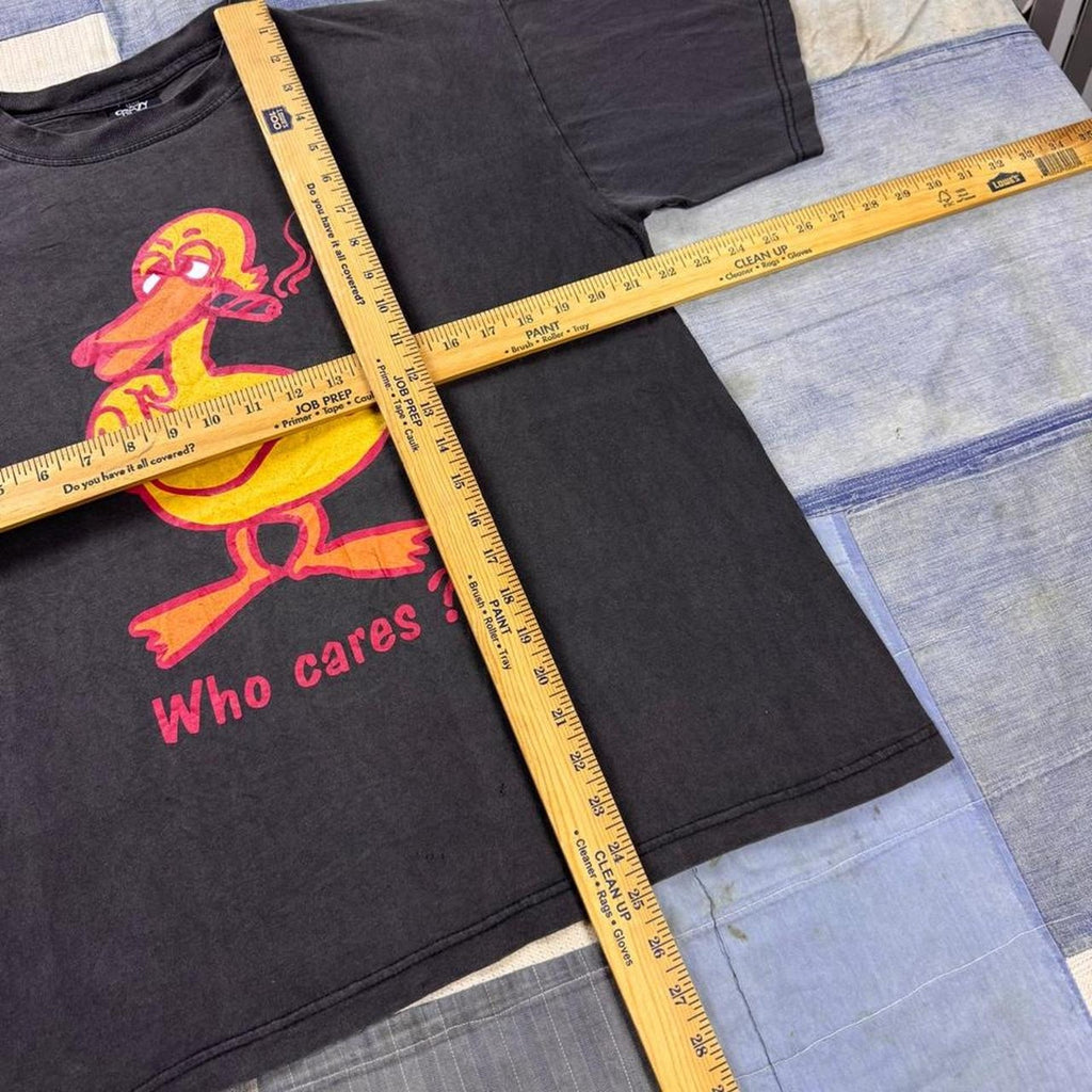 1990s “Who Cares?” Smoking Duck Tee | Large