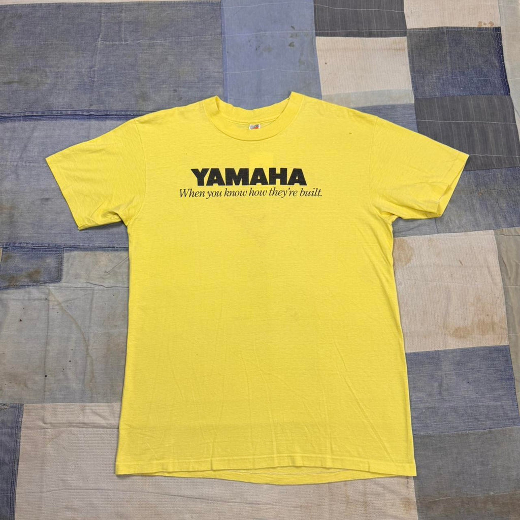 1970’s Yellow Yamaha graphic t-shirt Size XL