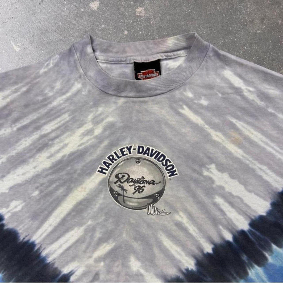 1996 Harley-Davidson Daytona Tie Dye Graphic Tee | XL