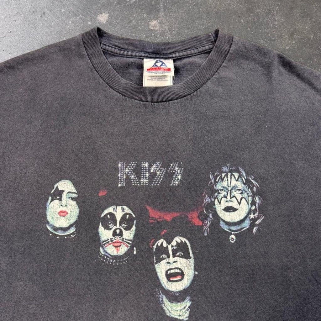 1990s KISS Debut Album Tracklist Band Tee | XL