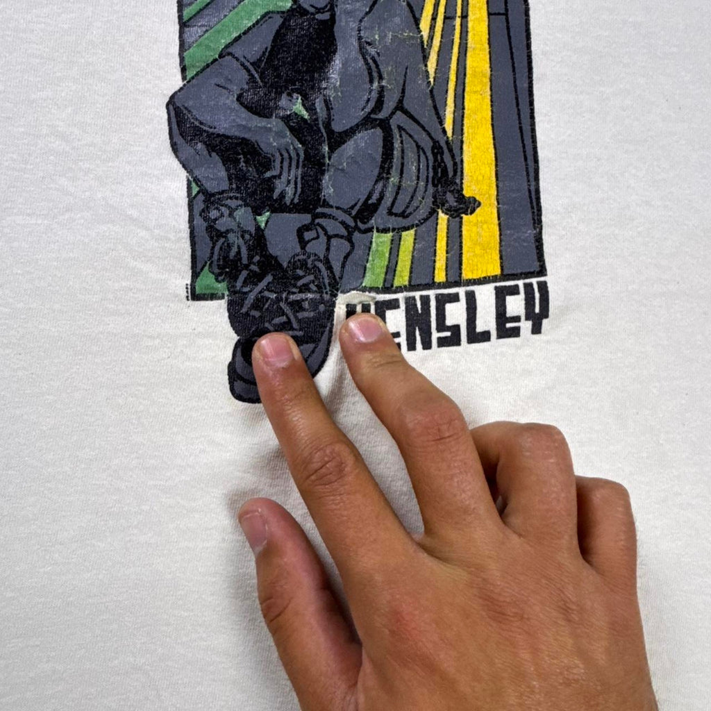Vintage Hensley Graphic T-Shirt 90s Y2K Skate Streetwear Art Tee Jerzees XL