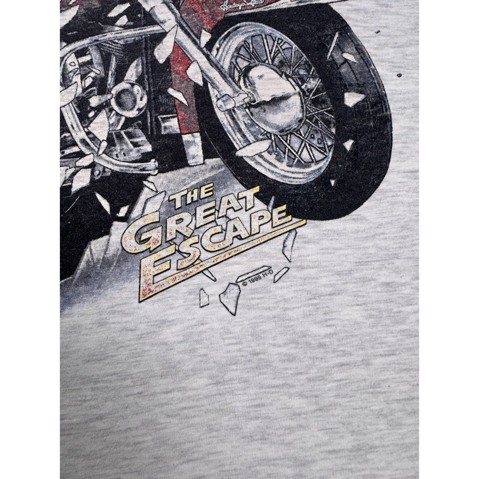 Vintage 1996 Harley Davidson 30th Anniversary Great Escape T Shirt USA XL